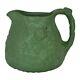 Cambridge Pottery Matte Green Berries And Leaves Arts And Crafts Pitcher