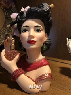 Cameo Girls Head Vase Set Of 3