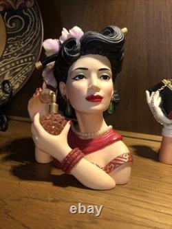 Cameo Girls Head Vase Set Of 3