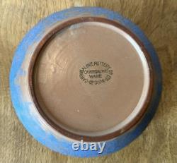 Carrigaline Ware pottery arts & crafts Vase hand thrown rare matte blue Ireland
