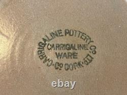Carrigaline Ware pottery arts & crafts Vase hand thrown rare matte blue Ireland