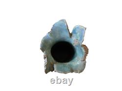 Ceramic Face Saint P. R. Vase Signed