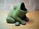 Chicago Crucible Cigar Holder Frog In Matte Green Arts And Crafts Era