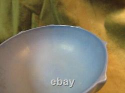 Circa 1915 Arts Crafts Blue Matte Glaze Art Pottery Bowl Pfaltzgraff York Mark