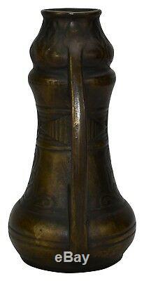 Clewell Pottery Copper Clad Handled Arts and Crafts Vase