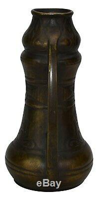 Clewell Pottery Copper Clad Handled Arts and Crafts Vase