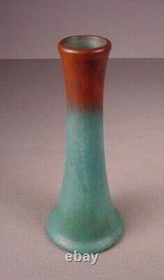 Clewell Pottery Vase 1920's Arts & Crafts Copper Glaze Canton Ohio 342-26 signed