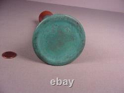 Clewell Pottery Vase 1920's Arts & Crafts Copper Glaze Canton Ohio 342-26 signed