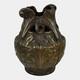 Clewell Vance Faience 1900s Arts And Crafts Pottery Copper Clad Bronze Vase 189