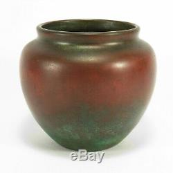 Clewell copper clad pottery jard vase arts & crafts verdigris patina Weller