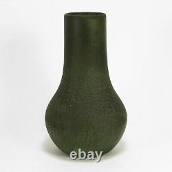 Clewell copper pottery vase arts & crafts matte green verdigris patina Weller