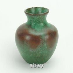 Clewell copper pottery vase arts & crafts verdigris matte green patina Weller