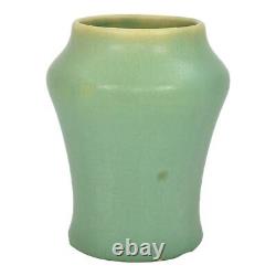 Clifton 1906 Vintage Arts And Crafts Pottery Matte Green Ceramic Vase 117