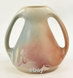 Clifton Art Pottery Large Arts and Crafts Double Handled Vase, First Fire 1905