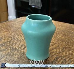 Clifton Arts And Crafts Ceramic Pottery Vase Teal Green 1906 Model 117