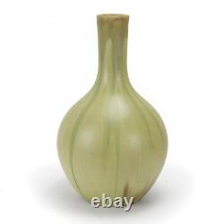 Clifton Pottery large Crystal Patina bottle vase 13 arts & crafts 1907