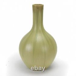 Clifton Pottery large Crystal Patina bottle vase 13 arts & crafts 1907