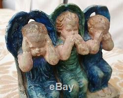 Compton Pottery Arts & Crafts Angels statue c. 1900 British Art Pottery