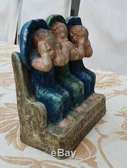 Compton Pottery Arts & Crafts Angels statue c. 1900 British Art Pottery