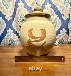 Contemporary American Studio Art Tiedown Jar No Flaws