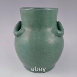 Cornelison Bybee Pottery Kentucky Two-Handled Matte Green Arts & Crafts Vase