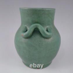 Cornelison Bybee Pottery Kentucky Two-Handled Matte Green Arts & Crafts Vase