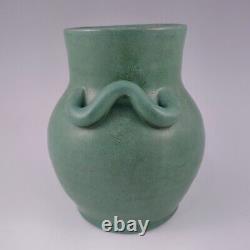 Cornelison Bybee Pottery Kentucky Two-Handled Matte Green Arts & Crafts Vase