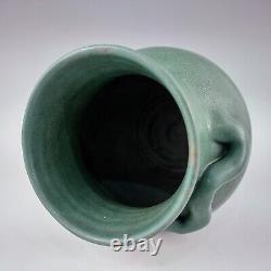 Cornelison Bybee Pottery Kentucky Two-Handled Matte Green Arts & Crafts Vase