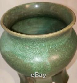 D Schock Pottery Arts and Crafts, Mission, Prairie style vase. Dschockpottery