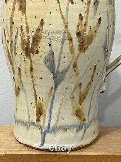 Dan Keegan Signed Art & Crafts Mission Style Studio Pottery Pitcher Vase