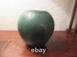 Danish Art Deco Stoneware Holbæk Keramik, Green Arts & Crafts Style Vase