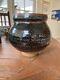 David Leach Temmoku Vase Studio Art Pottery Stem Cup Stamped Dl
