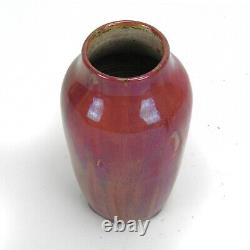 Dedham Hugh Robertson art pottery red 7 5/8 vase sang de boeuf arts & crafts