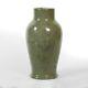 Dedham Pottery Hugh Robertson Gray Green Drip With Plants 9 Vase Arts & Crafts