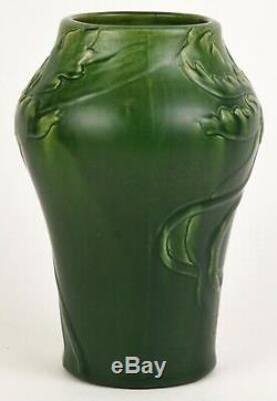 Denver Denaura Denura Arts And Crafts Matt Green 8.75 Tall Vase