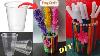 Diy Easy Craft Colorful Pen Stand Daily Use Easy Craft Ideas Hanishchembiyan Howto