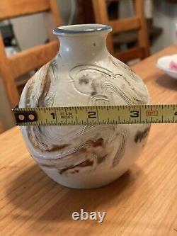 Don Lewis Weed Pot Studio Pottery Vase Charles Counts Master Potter S. Carolina