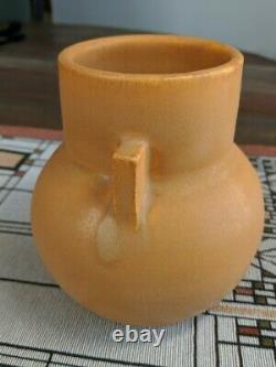 Door Pottery Handled Cabinet Vase Clementine Faience Glaze ARTS & CRAFTS Beauty