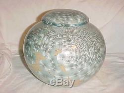 Early 1984 John Mankameyer Manka Crystalline Glaze Studio Pottery Jar Arts Craft