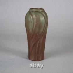 Early Antique Arts & Crafts Van Briggle Art Pottery Swirl Form Vase Circa 1910