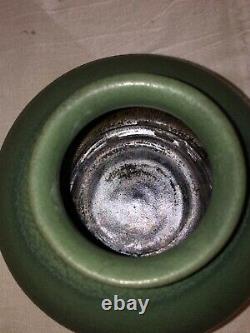 Early Date Van Briggle Pot-Vase-1905-Green Matte-Arts & Crafts-Mission-Colo Spgs