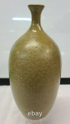 Early Marvin Bailey Arts & Crafts Style Drip Glaze Vase South Carolina
