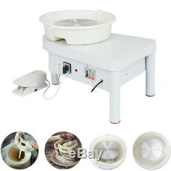 Electric Pottery Wheel Machine For Ceramic Work Clay Art Craft DIY 250W 25CM