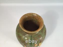 Ephraim Experimental Grueby Inspired Arts & Crafts Pottery Vase