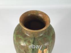 Ephraim Experimental Grueby Inspired Arts & Crafts Pottery Vase