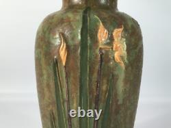 Ephraim Experimental Grueby Inspired Arts & Crafts Pottery Vase