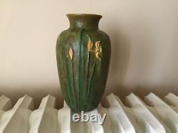 Ephraim Experimental Grueby Inspired Arts & Crafts Pottery Vase