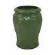 Ephraim Faience 1999 Arts And Crafts Pottery Hand Made Apple Leaf Green Vase 704
