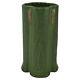 Ephraim Faience 2000 Arts And Crafts Pottery Woodland Cattail Green Vase 951