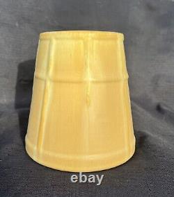 Ephraim Faience 2000 Arts and Crafts Pottery Yellow Vase 914 Retired 2003